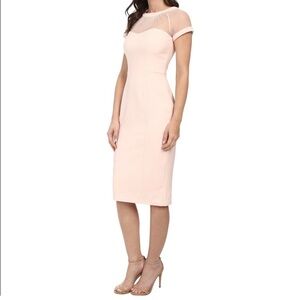 Maggy London Light Pink Midi Dress